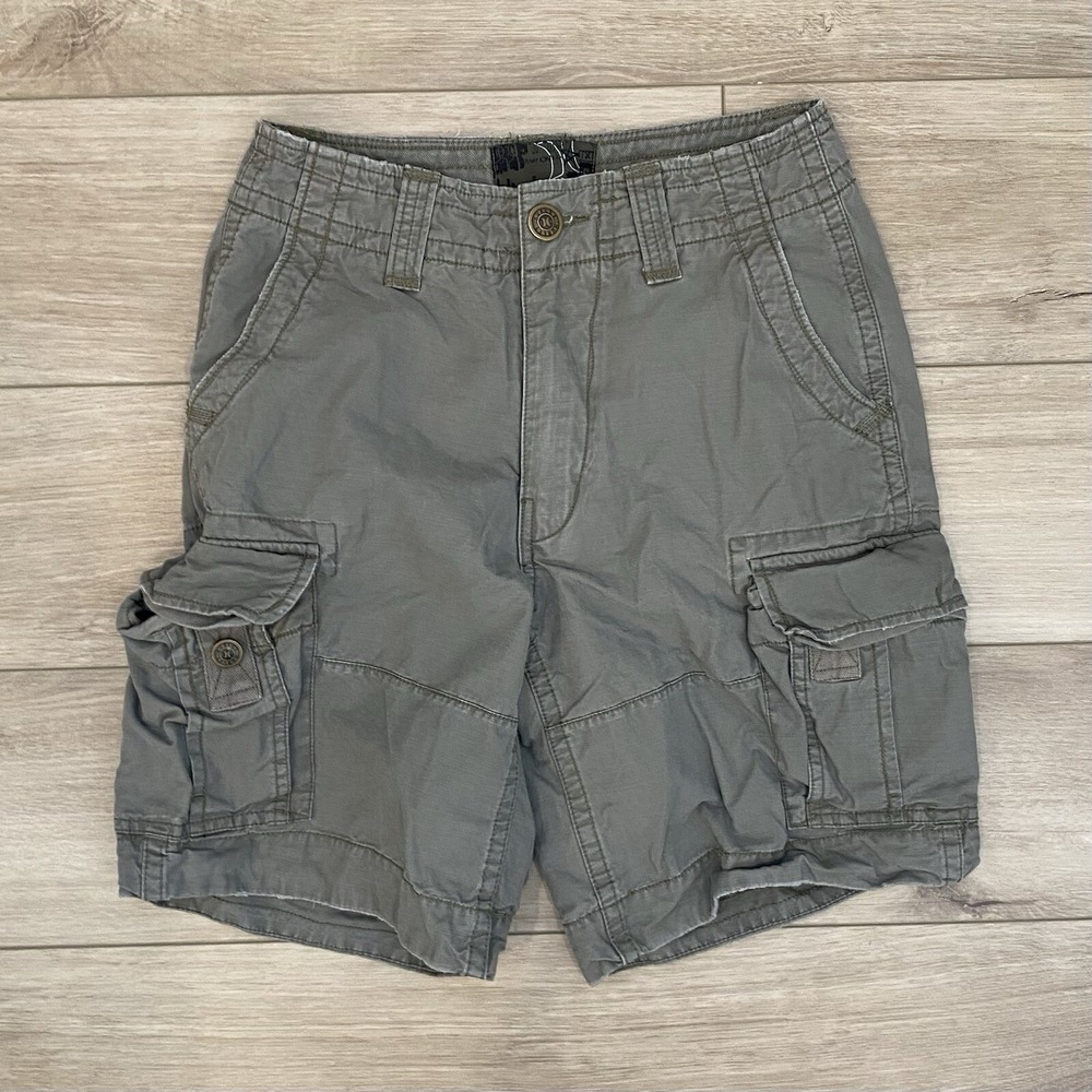 Hurley Men's Size 30 9.5"Inseam Hybrid Cargo Shorts Khaki Beige Tan Safari Trail
